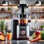 Tribest Slowstar Slow Juicer with Juice Cap and Mincer – Model SW-2000